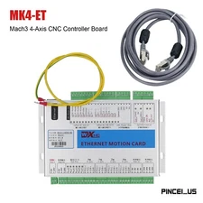 MK4-ET Mach3 4-Axis CNC Controller Board Ethernet Motion Card Ethernet Port