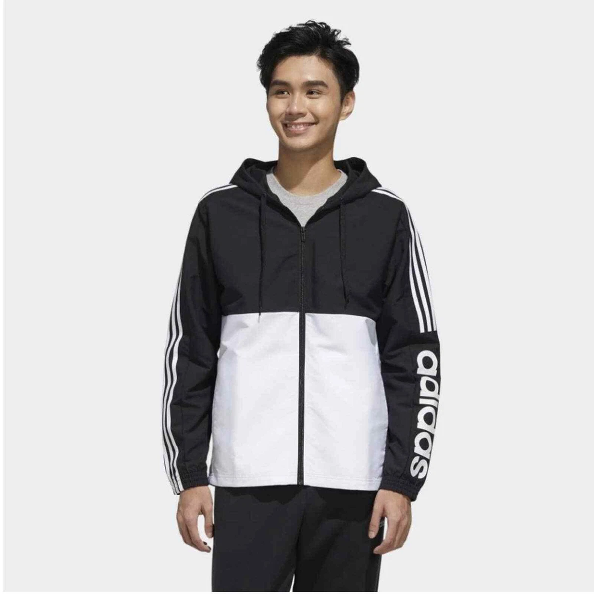 Adidas clearance windbreaker ebay