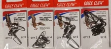 Eagle Claw Ball Bearing Swivel w/Coastlock Snap Sizes 0-6 Choose FREE S/H