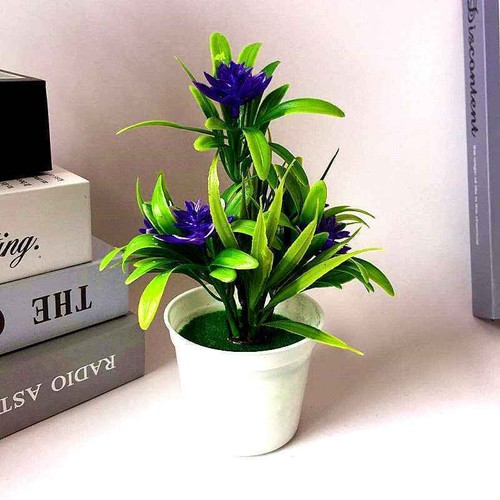 Decor Garden Outdoor Pot With Decor Flower Artificial Fake False Plants Flowers - Picture 6 of 16