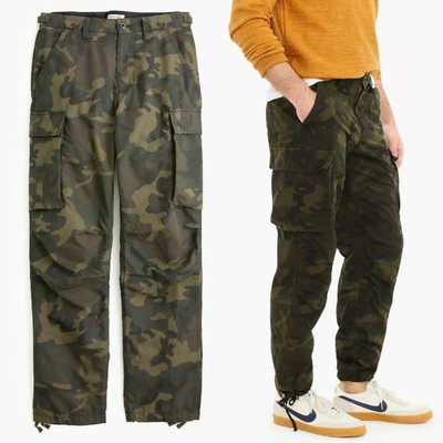 Wallace & Barnes J Crew Mens Dark Camo Ripstop Brigade Cargo Pants 28 X 32 NEW | eBay