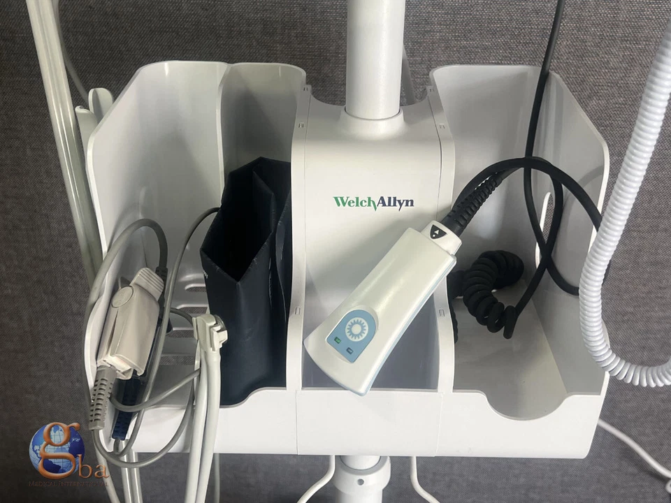 Welch Allyn Connex 6000 Series Vital Signs Monitor 65NTXX w/ Stand & Accessories - Image 4 of 4