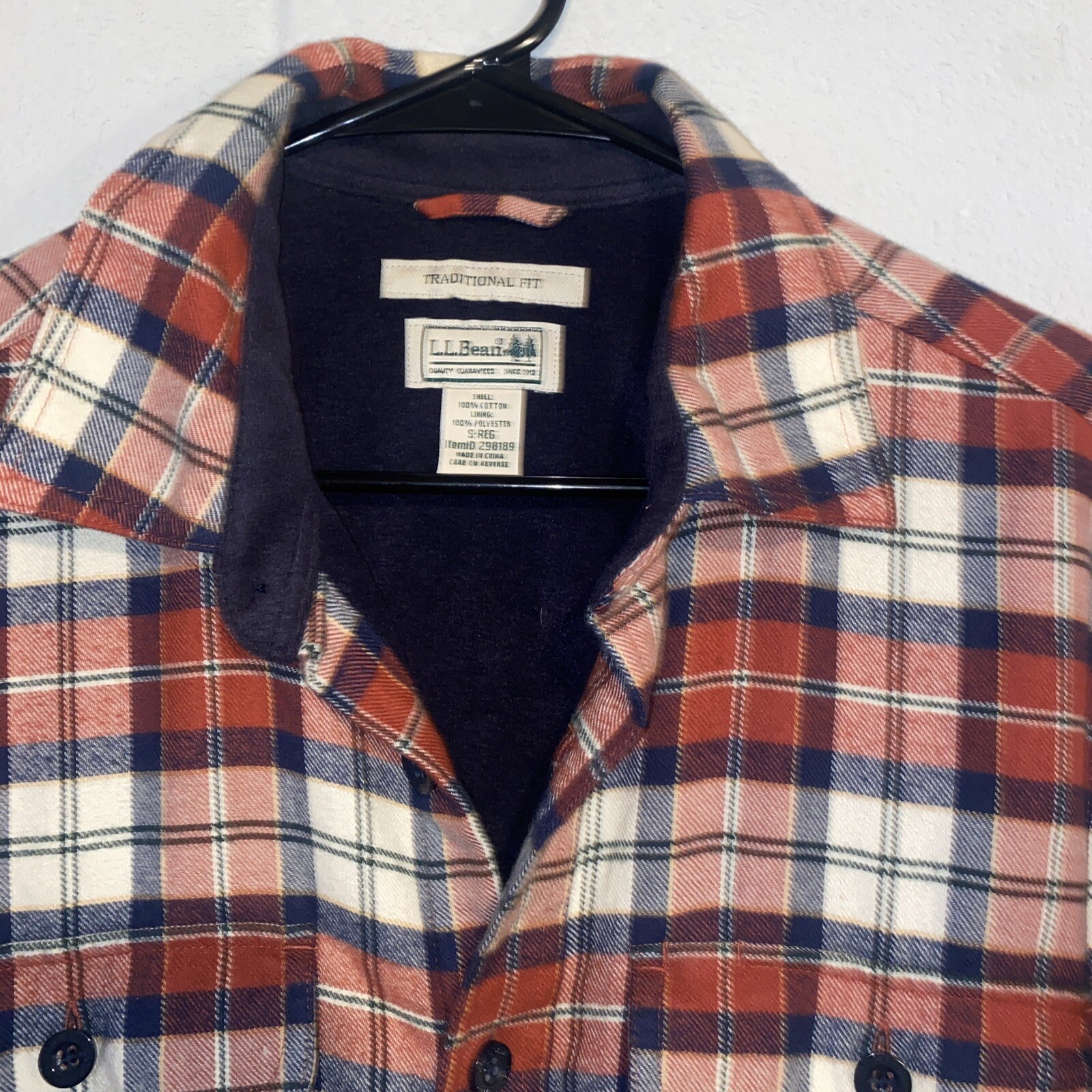 ll bean cotton jacket small regular - image 1