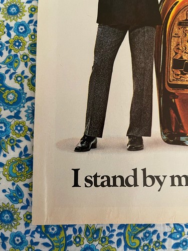 Pubblicità vintage 1980 stampa brandy E & J I Stand By My Brandy - Foto 5 di 7