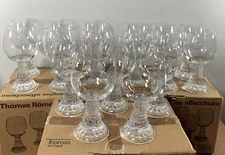 17 Rosenthal Thomas Bacchus Romerglas Crystal Clear Wine Glasses Pedestal Stem