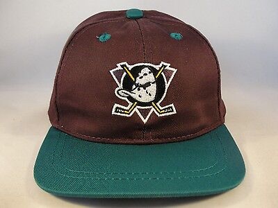 maroon mighty ducks hat