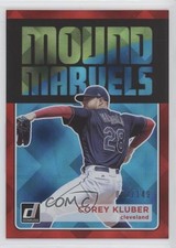 2018 Panini Donruss Mound Marvels Red /149 Corey Kluber #MM4 0ws