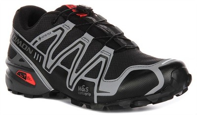 Salomon Speedcrx GTX Fast Lacing Hike Mesh Damen Sneaker in Schwarz Rot UK 4 - 7
