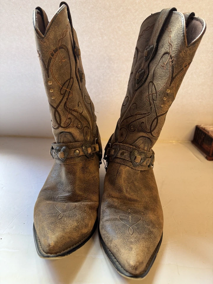 Botas vaqueras Durango Crush Heartbreaker punta puntiaguda para mujer marrón talla 10 LIMPIAS Foto 4 de 4