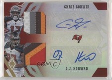 2018 Panini Phoenix 26/50 Chris Godwin OJ Howard #DP-CO Dual Patch Auto 0c3