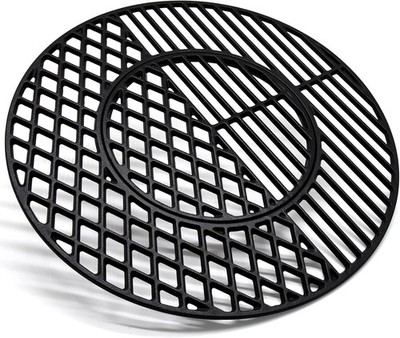 Cast Iron Round Grill Grate 21.5'' for Weber 22.5'' Inch Kettle Performer Charcoal