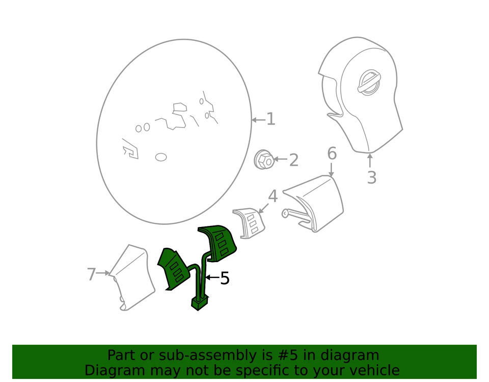 Подлинный переключатель помолвки Nissan 25550-9CF0A - Изображение 2 из 2