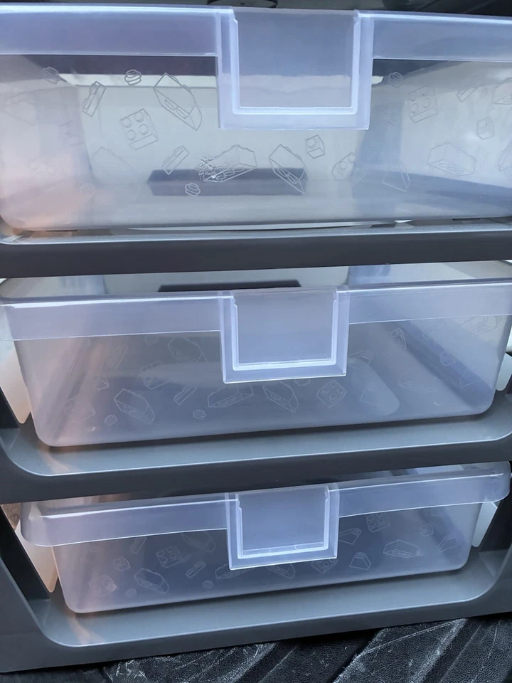 Productos de almacenamiento LEGO: 40950001 sistema de rack gris - raro Foto 3 de 4