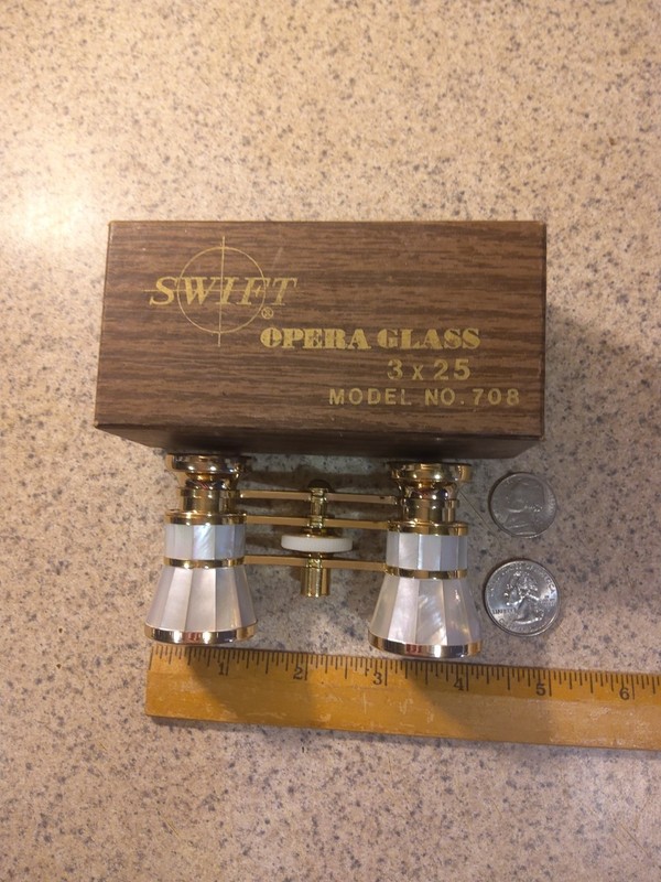 Vintage Mother Of Pearl Opera Glasses