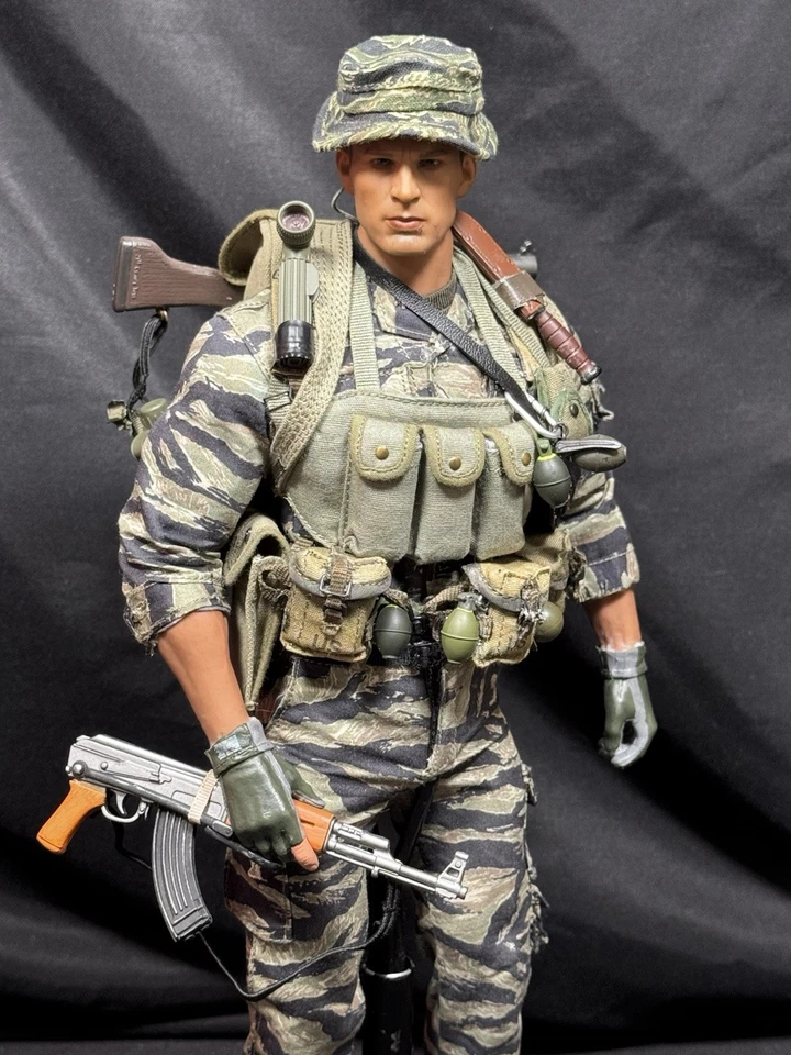 1/6 US ARMY SPECIAL FORCES VIETNAM JUNGLE OPS BANDIT JOE'S CUSTOM - Image 2 of 4