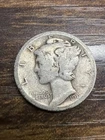New Listing1918-D MERCURY SILVER DIME ACTUAL Coin Get Today/Fine/VF/ Fill Your Collection