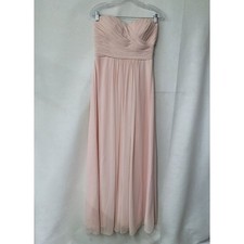 Bill Levkoff Strapless Bridesmaid Dress Formal Gown Party Maxi Dress Size 10