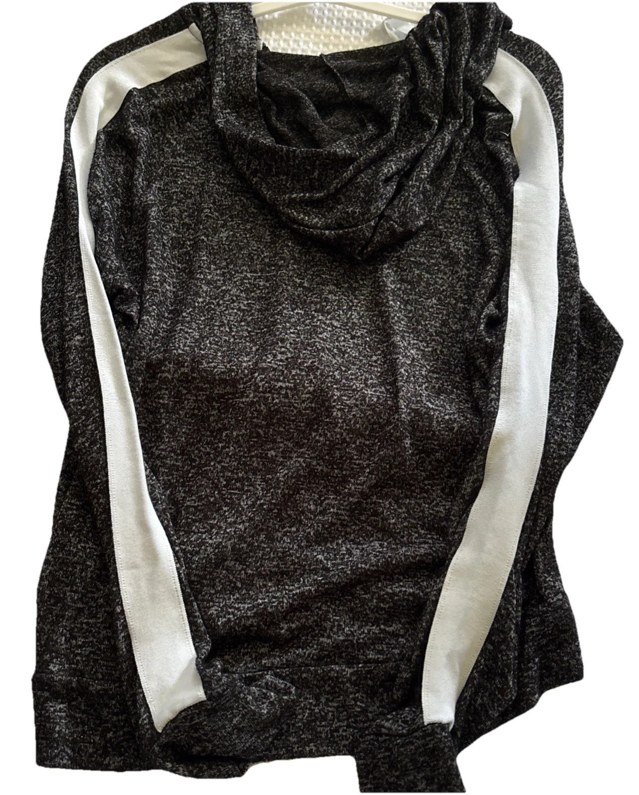 UNDERCOVER Felpa con cappuccio e zip Victoria's Secret ROSA bianca e nera taglia S