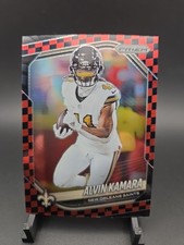 Alvin Kamara Black and Red Checkerboard #190 2025 Panini Prizm