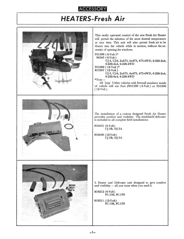 Accessori Jeep Libri 1957 1958 1959 1960 1961 1962 CJ FC Wagon - Immagine 2 di 4