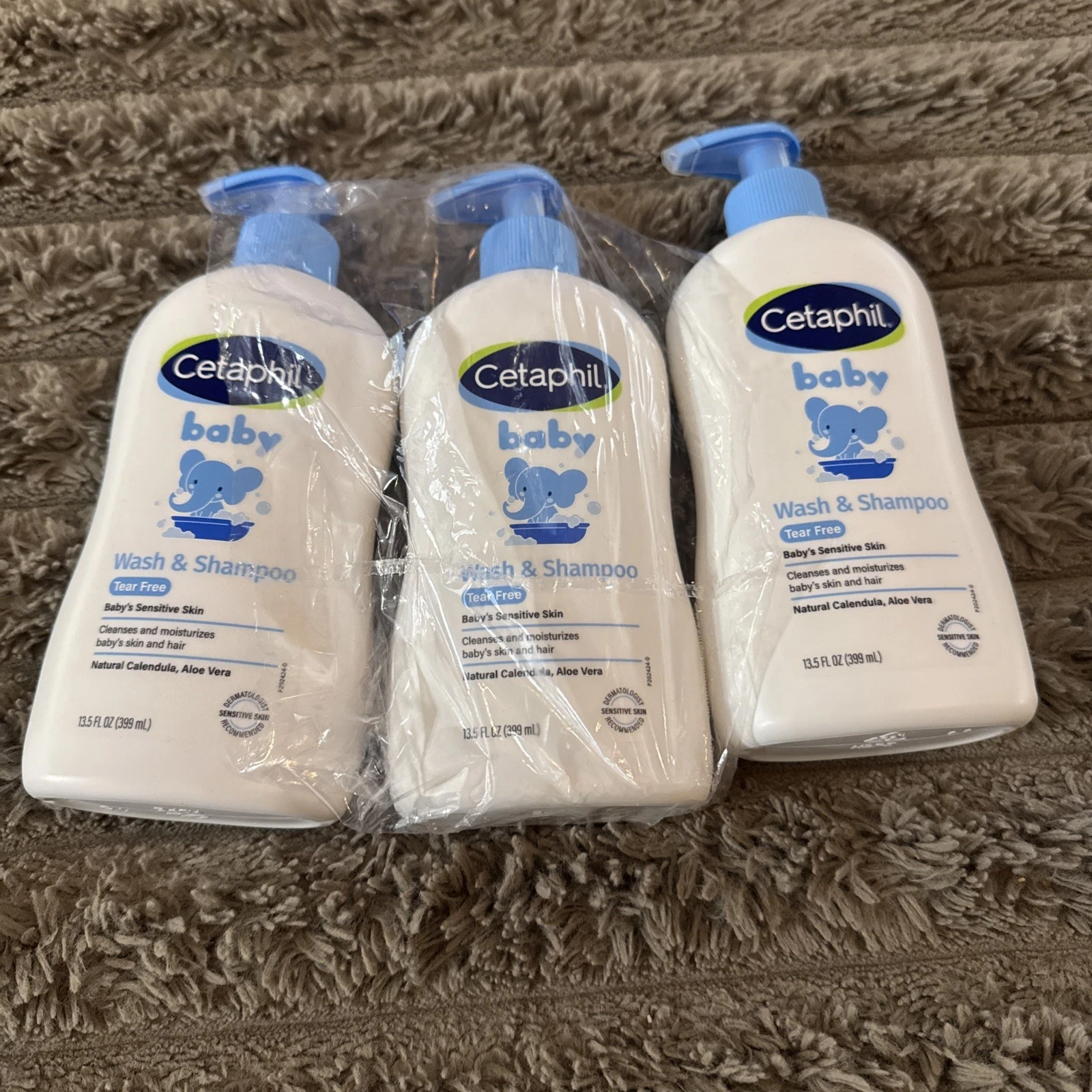 Cetaphil Baby 2-in-1 Hair Shampoo And Body Wash 13.5oz Lot of 3
Opens in a new window or tab