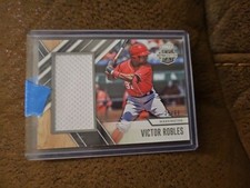2017 PANINI ELITE EXTRA EDITION VICTOR ROBLES HOLO GOLD JUMBO RELIC #/99 SEATTLE