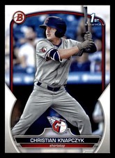 Christian Knapczyk 2023 Bowman Draft 1st RC #BD-180 Guardians ROOKIE *003