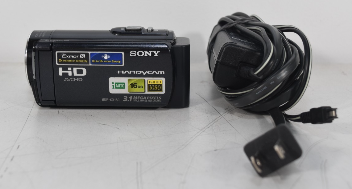ビデオカメラ Sony Handycam HDR-CX150E Sony HDR-CX150 Handycam® (Red) High-definition camcorder with 16GB