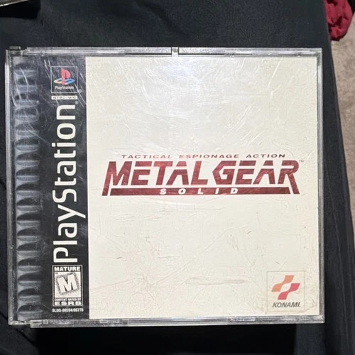 Metal Gear Solid Konami PlayStation 1 1998 Complete Manual Included