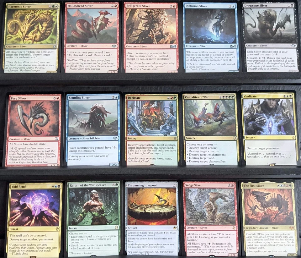 ***Custom Commander Deck*** The First Sliver - Sliver Cascade - EDH Magic Cards - Image 3 of 4