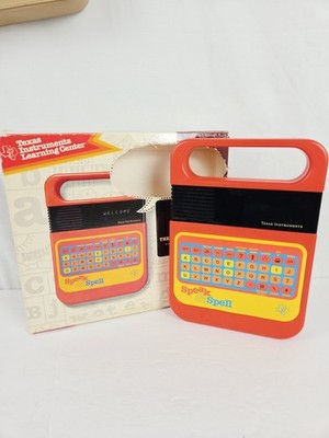 SPEAK & SPELL 1980 Texas Instruments Vintage Games Tested Works Texas Instrmts