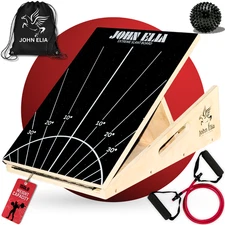 Calf Stretcher Slant Board – Wooden Incline Board Calf Stretch Wedge