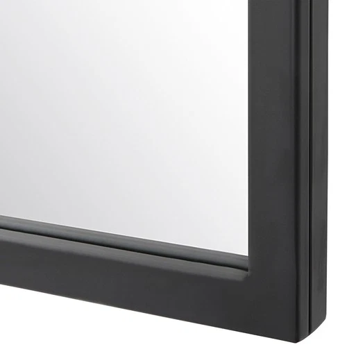 Uttermost 09746 Kenitra 40 X 24 inch Matte Black Arch Wall Mirror - Picture 4 of 6