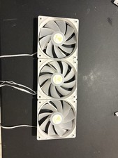 3 Gamdias RGB white cooling computer case fans