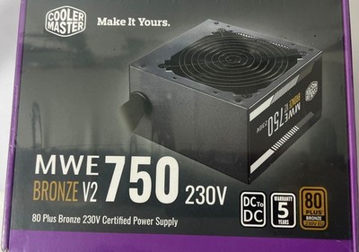 Cooler Master MWE 750 Bronze V2 230V 750W 80 PLUS Bronze PC-Netzteil NEU L3