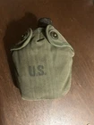 W.W.2  1944 S.M. Co U.S. Military Canteen with Cover Militaria Collectible