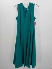 Pre-Owned Calvin Klein Blue Size 12 Maxi Sleeveless Dress