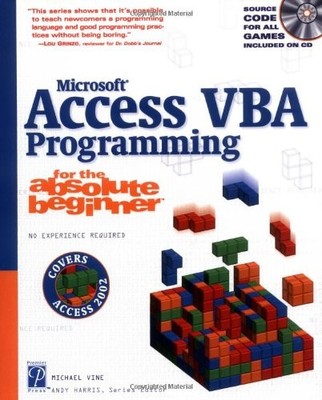 Access VBA Programming for the Absolu..., Vine, Michael