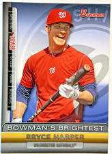 ??2011 Bowman Bowman's Brightest #BBR1 Bryce Harper Washington Natinals??
