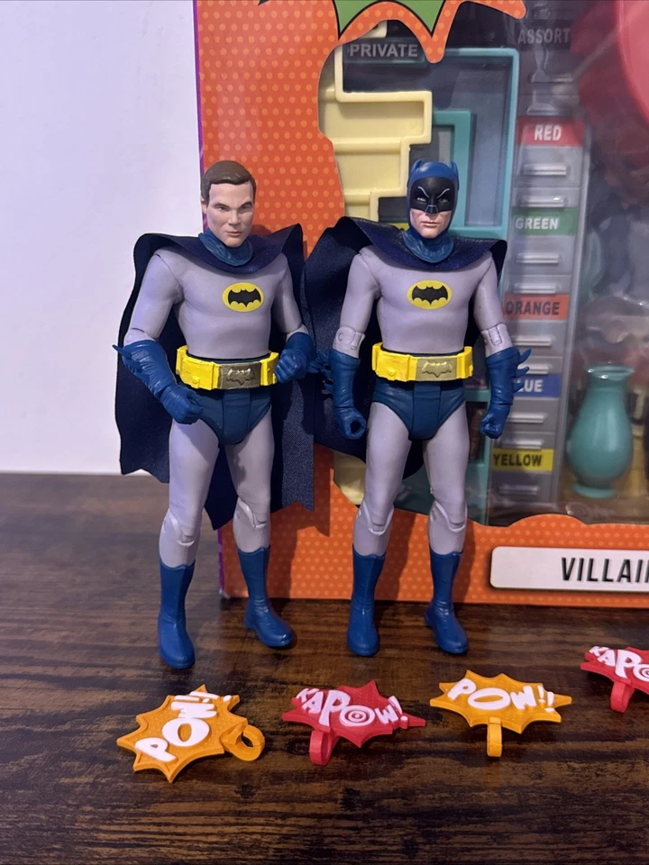 Batman McFarlane 1966 Lot 3 Batman And Villain’s Lair  - Image 3 of 4