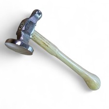 Chasing Hammer – 32mm Domed Face & Ball Pein for Planishing, Metalwork and
