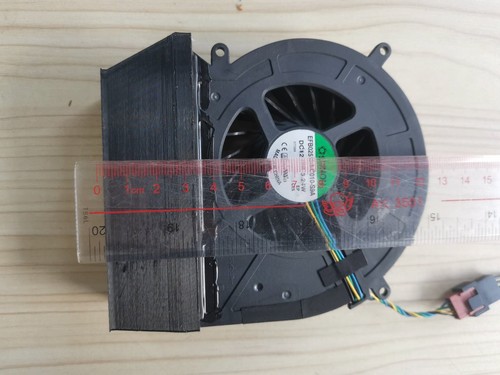 AMD MI50 graphics card external turbo air-cooled cooling kit - Picture 2 of 3