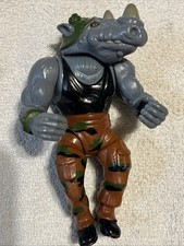 Vintage TMNT Rocksteady Action Figure 1988 Playmates Mirage Villain Ninja Turtle