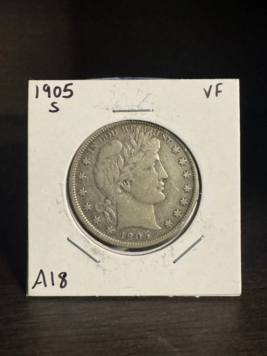 1905 Year Barber Half Dollars (1892-1915) for sale | eBay