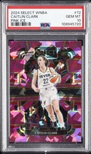 2024 PANINI SELECT WNBA PINK ICE #72 CAITLIN CLARK PSA 10