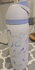 Limited Edition Owala Water Bottle 32 oz Blue Bow