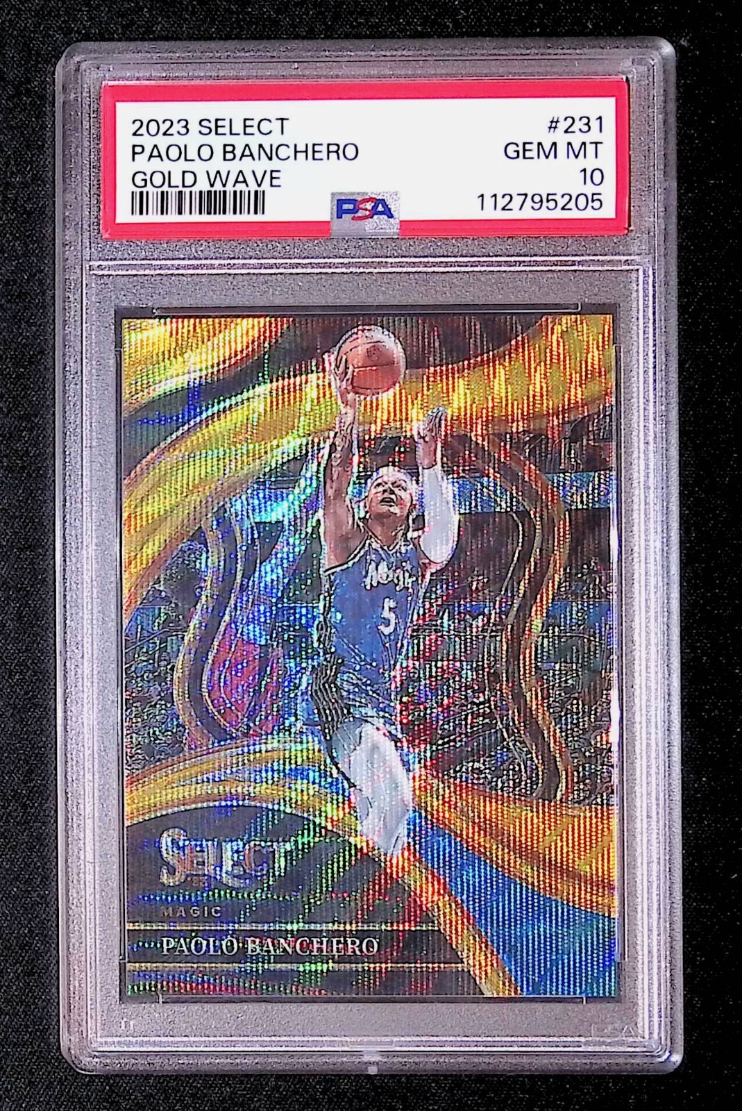2023-24 Select Courtside Paolo Banchero #231 Gold Wave 10/10 PSA 10