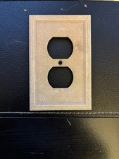 outlet covers set 9 - Beige Stone Finish - Somerset Sienna