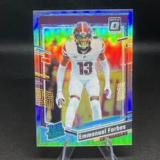 2023 Panini Donruss Optic Football #299 Emmanuel Forbes Silver Holo Rated Rookie