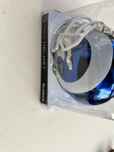Los Angeles Rams Riddell Mini Helmet Chrome - New In Package! NIP - Brand New!! - Picture 8 of 9